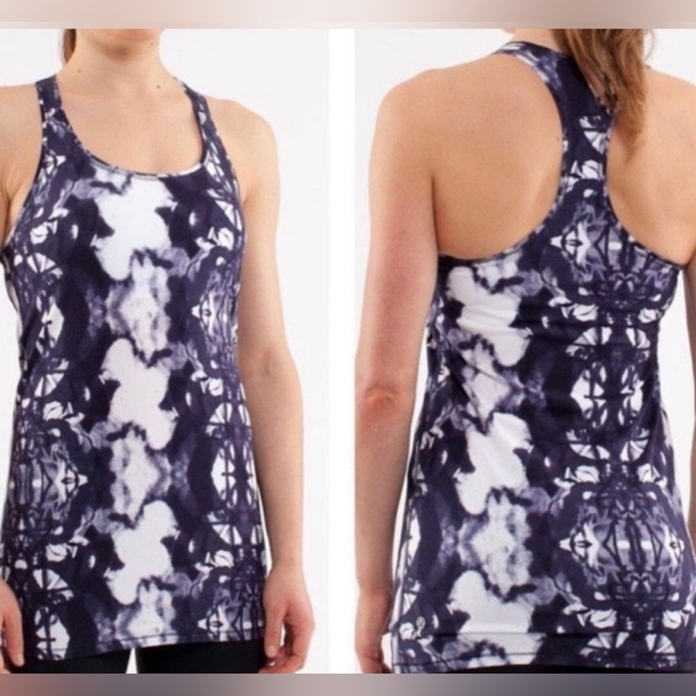 Lululemon | Tank Top Size 8 Every Yogi Racerback Ink Blot Deep Indigo